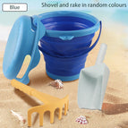 Blue Folding Bucket