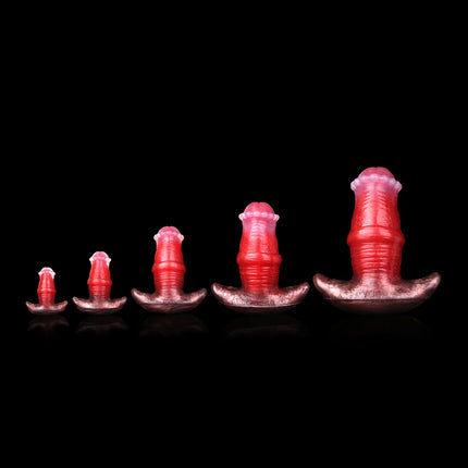 FAAK Wireless Control Vibrating Silicone Strapon Butt Plug Size S M L XL XXL Fantasy Large Anal Plug Large Tail Wearable Sex Toy