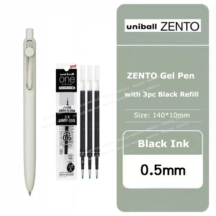 uniball ZENTO Standard 0.38/0.5mm Gel Pens,Water-Based Smooth Writing Roller Ball Pens Fit for a variety of occasions Stationery