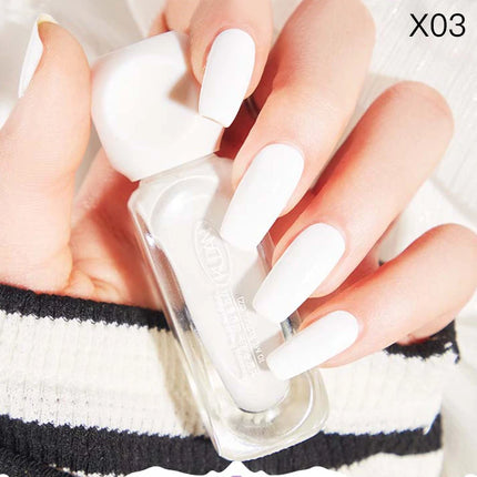 1PC 10ml Glass Bottle Water-Based Peel Off Nail Polish For Nails Colorful Chrome Varnish  Nail Art DIY Manicure No Need Lamp