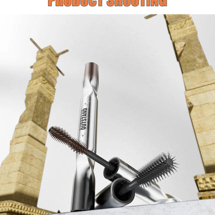 Double Ended Waterproof Mascara Black&Brown, Long-Lasting Lashes, Volumizing Lengthening for All Skin Types, Mascara Waterproof