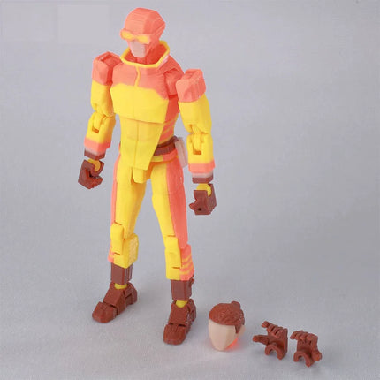 3D Printed Dummy 13 Invincible Boy Titan Model Multi-jointed Movable Action Figure Desktop Ornament Animation Model For Kids Fan