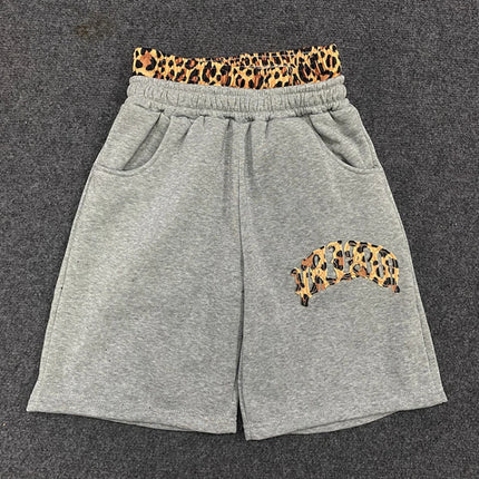 2025 lined leopard print letter embroidered street casual pants y2k, men's and women's hooded sweatshirt, new trendy brand for k