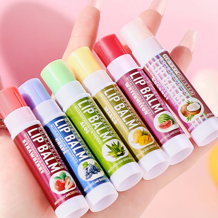 24pcs fruit flavor lipstick set - moisturizing lipstick, suitable for all skin lip care, suitable for Christmas gifts