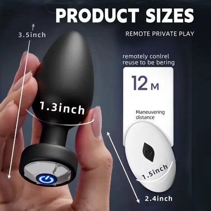 APP Control Rotating Prostate Massager for Men Waterproof Anal Plug Vibrator Rechargeable Adult Sex Toys for Couples Men Women