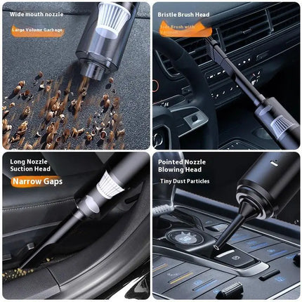 2026 Car Vacuum Cleaner Cleaning Powerful Suction Handheld Car Vacuum Cleaner Rechargeable for Car and Home Auto Vacuum Cleaner