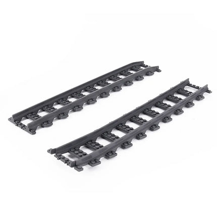 NEW City Trains Flexible Tracks Soft Straight Curved Rails Switch Building Block Creative Models Railways Toys For Kids Gifts