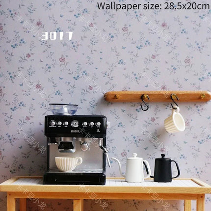 Doll House Wallpaper Background Board Sticker Photo Scenery Wallpaper Miniature Rement Doll Accessories Colorful Wallpaper