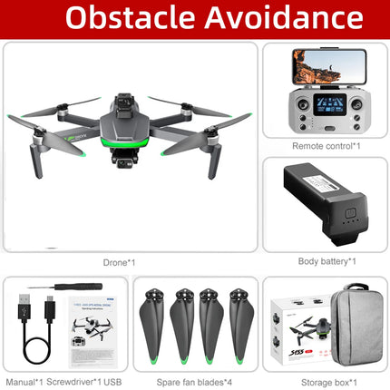 S155 Pro Max Drone 5G GPS Professional 8K HD Aerial Photography 3-Aixs-Gimbal Load 500g No/360 Obstacle Avoidance Quadrotor Dron