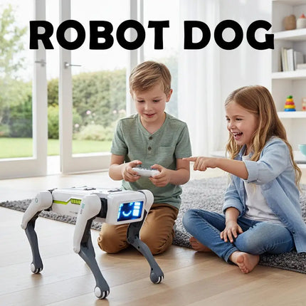 AI Smart Robot Dog Remote Control Robotic Stunt Puppy with Voice Control Interaction Programmable Bionic Dancing Pet Toy