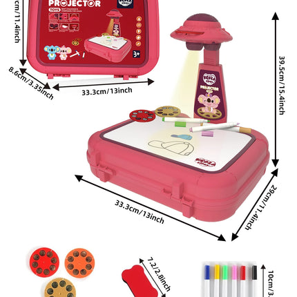 Children's Drawing Projector Art Sketch Projector Drawing includes 6 slides, 48 projected images