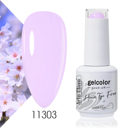 Arte Clavo Colourful Gel Nail Polish Nail Art Gel Varnishes Macaron Color Nail Semi Permanant Soak Off LED UV Gel Nail Varnishes