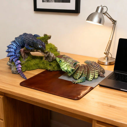 3D Printed Lizard Statue, Flexible 3D Printed Animal, Colorful Figurines Statue, Gifts, 36.5Cm/14.37In, 23.5Cm/9.25In