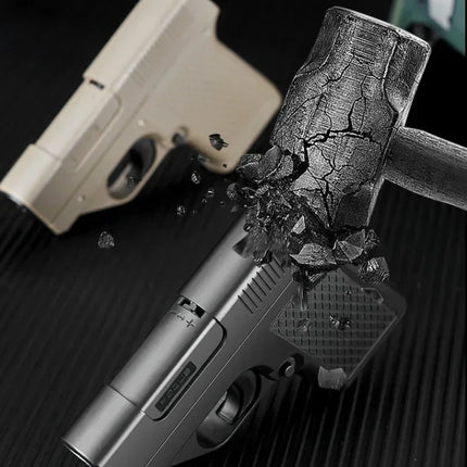 Pistol Style Lighters with 3 Cigarette Case Jet Turb Lighter Gas Lighter Capacity 10PCS Windproof Cigar Lighter Gadgets for Men