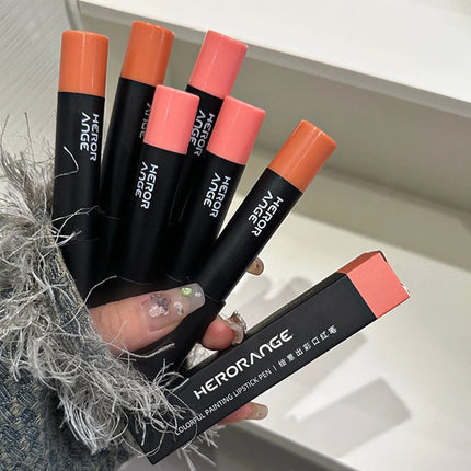 HERORANGE Lipstick Pen Moisturizing Long-lasting Outline Lip Line Matte Matte Lip Liner