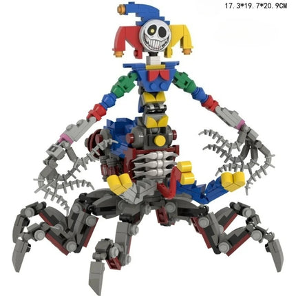 Moc Bobble Game Time 5 Joker Spidert  Building Block Assembly Small Particle Figurine Model Ornament Handmade Toy
