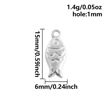 5pcs Kawaii Charm Flower Star Crab Stainless Steel Pendants For Jewelry Making Supplies Assorted Mini Charms In Bulk DIY Finding