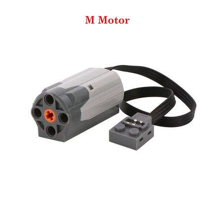 MOC Power Functions Parts Technical Servo Train Buggy M Motor 8883 Modified IR Remote Power Group Sets Lithium Battery Box 9686