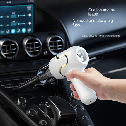 Portable Handheld Vacuum 5000Pa Cordless Car Vacuum Cleaner With Brushless Motor 4 In 1 For Keyboard, Home, Pet And Car