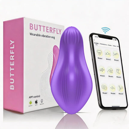 Wearable Vibrator Toy for Female Wireless Panty with App Control Bullet Sex Toy Vibrating Panties for Couples Women's Spring