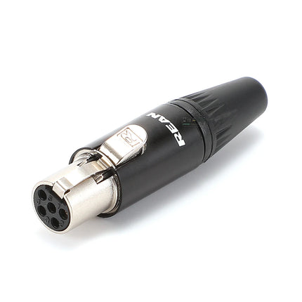 Tiny XLR Cable Connector Male Female 3 4 5 Pin Mini XLR Plug/ Male Socket RT5MP  Wireless Bodypack Headphone Microphone Jack