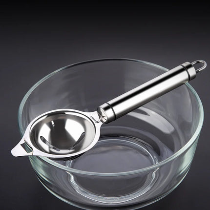 Egg White Separator Stainless Steel Tools Eggs Yolk Filter Gadgets Kitchen Accessories Separating Funnel Spoon Divider Utensils