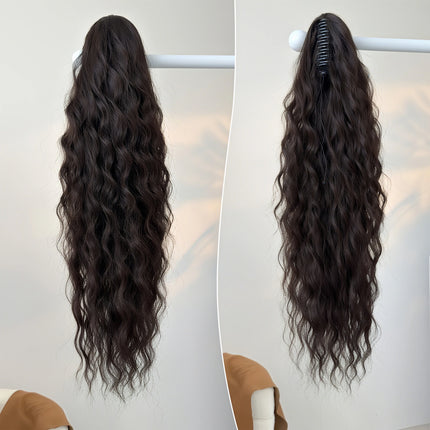 Claw Clip Ponytail Extension for Women Long Wavy Hair Extensions Fluffy Natural Looking Synthetic Clip in Ponytail Hairpiece