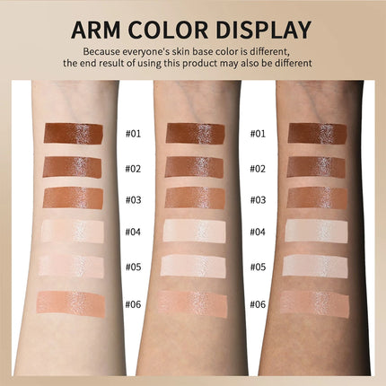 Matte Foundation Stick Waterproof Coverage Travel Flawless Eraser Foundation Stick Lightweight Enhance Skin Radiance Face Makeup