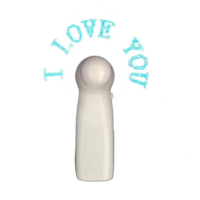 Mini Night Light Handheld Fan Electric Fan Portable Desktop Battery Mini Customizabl Gift To Give Guests Led Rainbow Lights Fan