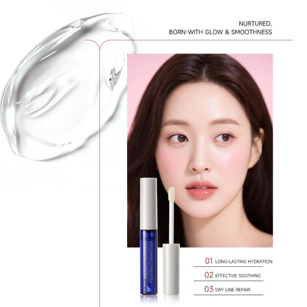 SAINVANA Water-Glow Lipstick Tint of Color Lip Balm Nourishing Shine&Line-Smoothing Lip Glaze with VitaminE Natural Gloss Finish