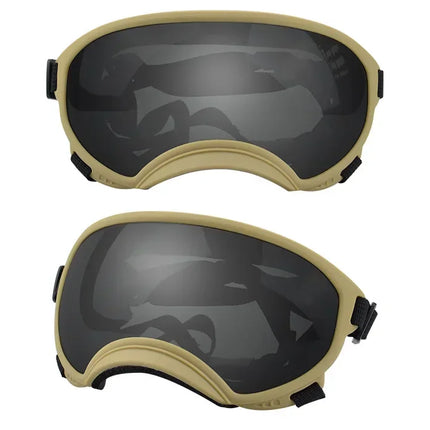 ATUBAN Dog Goggles Anti UV Strong Impact Resistance Adjustable Elastic Puppy Large Breed Dog Goggles Breathable Pet Sunglasses