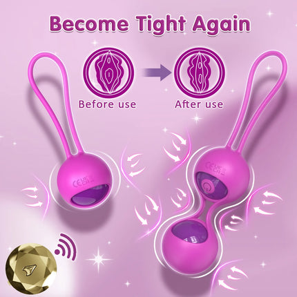 Vibrating egg Kegel Balls for Women Clitoris Stimulator Remote control G Sport Massager Female Vaginal Masturbator Adult Sex Toy