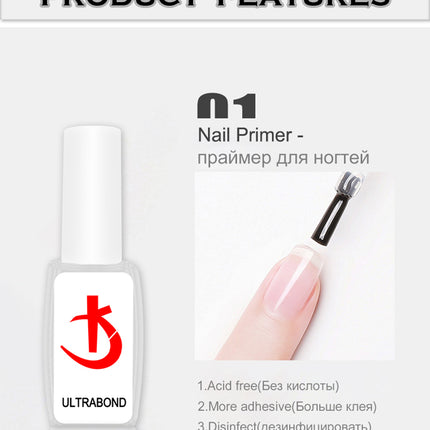KODI JYJ Base and Top Coat for Gel Polish Acid free Primer Varnish Hybrid Semi Permanent Lot Matte Top Nails Thick Rubber Base