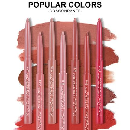 Lip Liner Lipstick Pen Waterproof Lasting Hook Line Lip Pen Matte Beginner Automatic Lips Liner Bean Paste Lip Contour Cosmetics