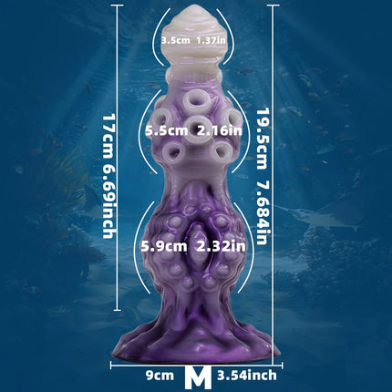 Anal Plug Monster Dildo Simulated Penis Vaginal Dick Massager Stimulating G-Spot Suitable For Couple Training Sex Toys