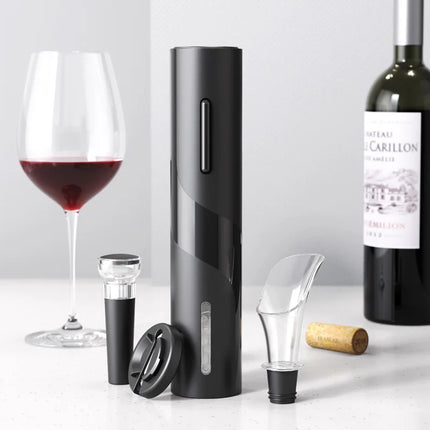 Electric Wine Openers USB Rechargeable Automatic Corkscrew Wine Beer Bottle Opener Foil Cutter Kitchen Accessories Cap Opener