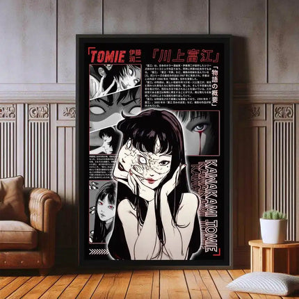 J-Jujutsu K-Kaisen Retro Canvas Poster Japan Anime Figure Itadori Yuji Gojo Satoru Fushiguro Toji Game Room Home Wall Decor Gift