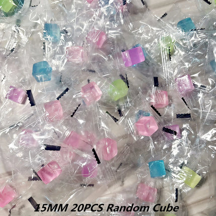 Fidget Toy Mini Squishy Toys Mochi Ice Block Stress Ball Toy Kawaii Transparent Cube Cat Paw Fish Stress Relief Squeeze Toy
