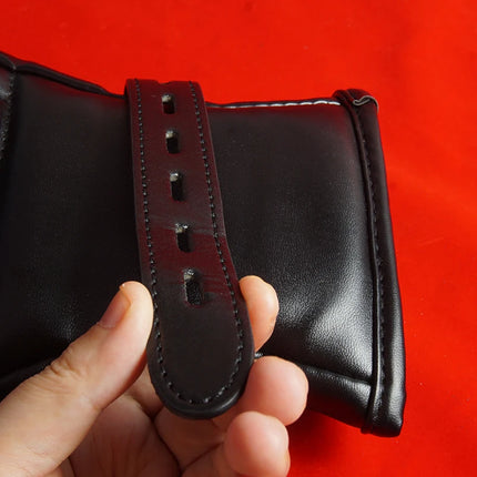 Leather Padded Bondage Mittens,Puppy Pet Play Bdsm Glove Restraints,Submissive Slave Mitts,Sex Toys for Couples