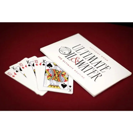 Ultimate Oil and Water by Anthony Owen Card Magic Tricks Close up Magic Street Mentalism Magia Magie Magicians Prop Accessory