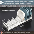 White dish rack