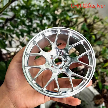 Wheel Model Car Ornaments RAYS Metal Wheel RID Aluminum Alloy Simulation Forging Wheel Modification Creative Desktop Toy