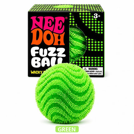 Nee Doh Fuzz Ball Wonder Waves Sensory Squeeze Toy Squishy Toy Textured Stress Relief Fidget Ball for Adults Kids
