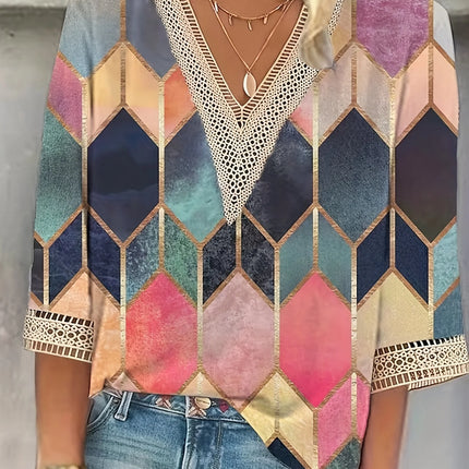 Plus Size Temperament Loose Woman Shirt Fashion Casual Blouse Elegant Long Sleeve Woman Shirt Holiday Weekend Top