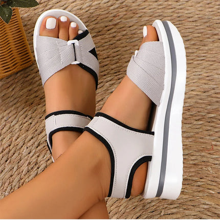 Heels Women's Sandals 2026 Wedge Heel Shoes For Woman Sandals Platform Shoes Summer Women Sandals Heeled Elegant Sandalias Mujer