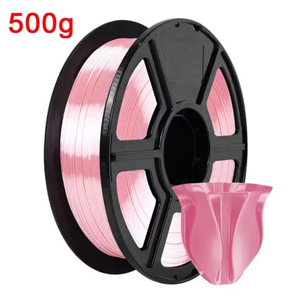 Silk Filament PLA 1.75mm 1kg/500g/250g 3D Printer Filament For Printing Toys Shiny Smooth PLA+ Gold Silver Red Blue High Speed