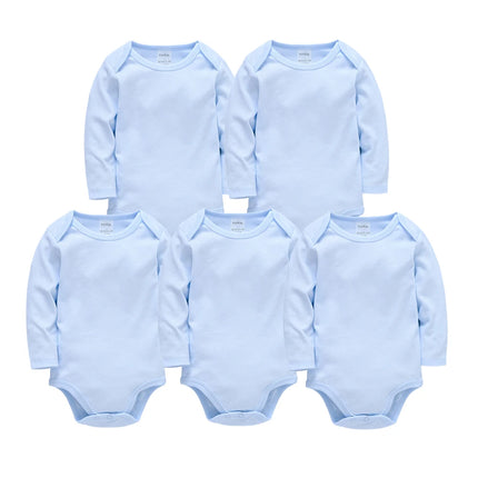 Kavkas Baby Boy Girl Clothes 0-24 Months 3/5 pcs a lot 100% Cotton Newborn Body bebe Bodysuit Long Sleeve Four Season Jumpsuit