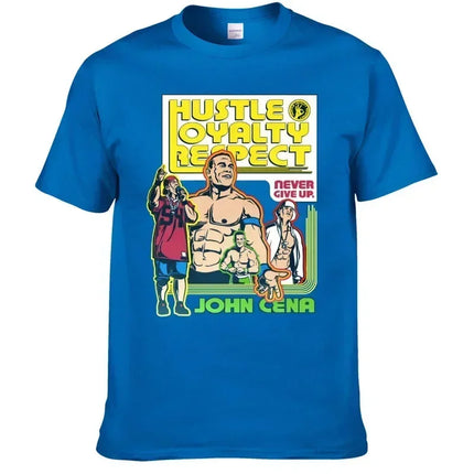 John Cena Wrestling T-shirt for men, summer sports T-shirts for outdoor activities, casual unisex T-shirts with round neck, shor