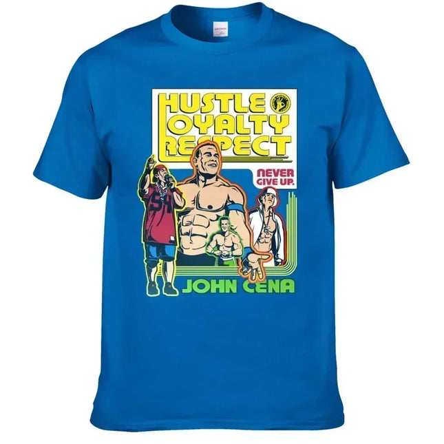 John Cena Wrestling T-shirt for men, summer sports T-shirts for outdoor activities, casual unisex T-shirts with round neck, shor