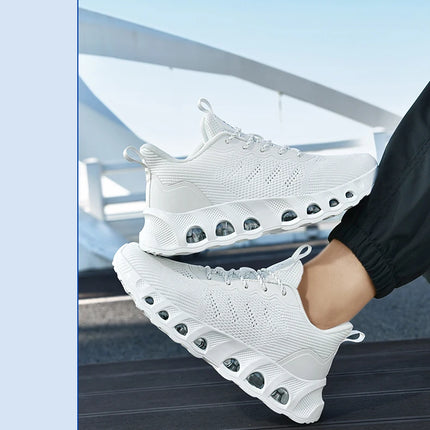 Men's air cushion casual sneakers spring summer lightweight outdoor racing running shoes breathable plus size speed sports shoes